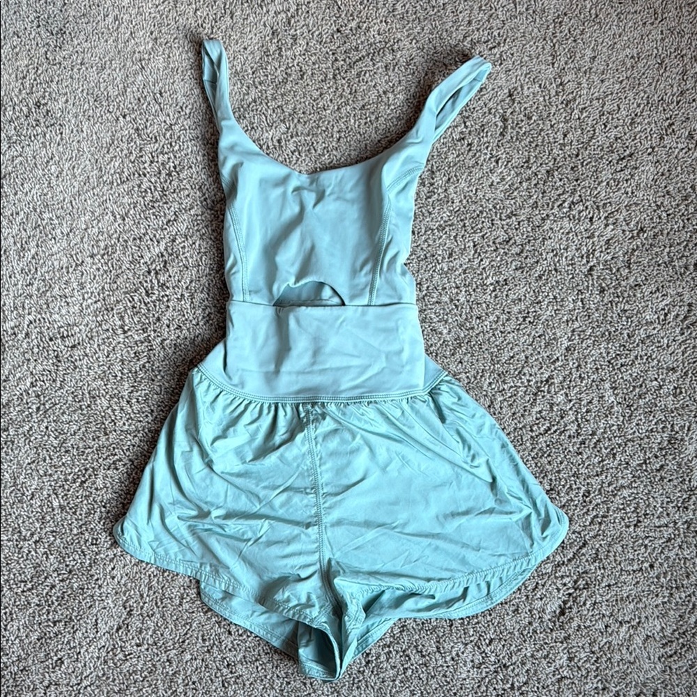 Women's Sage Green Romper